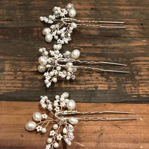 Wedding hair accessories clips Bobby pins